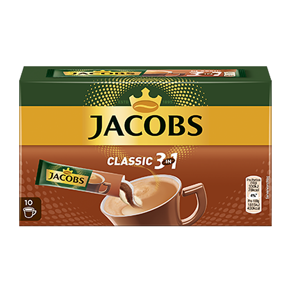 Jacobs Classic 3 in 1, 10 Portionen