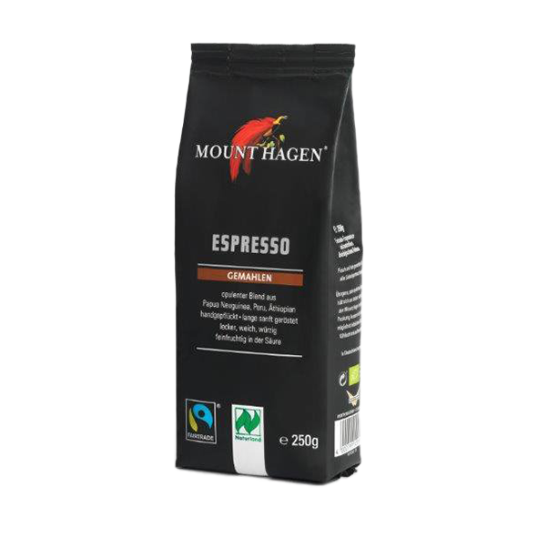 Mount Hagen Bio Espresso, 250g gemahlen
