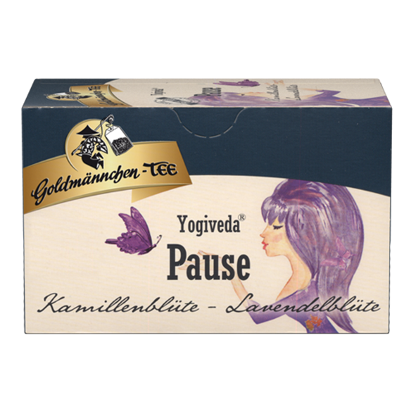 Goldmännchen-TEE Yogiveda &quot;Pause&quot; Kamillenblüte-Lavendelblüte