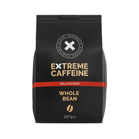 Black Insomnia Extreme Caffeine Full Flavour, 227g ganze Bohne