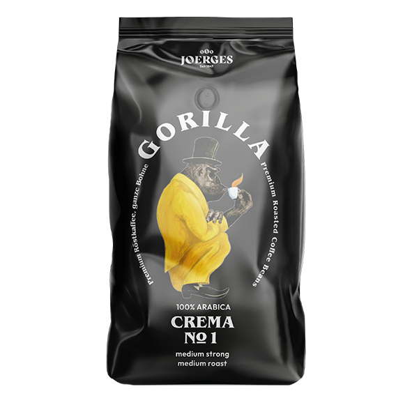 Gorilla Crema No.1, 1000g ganze Bohne