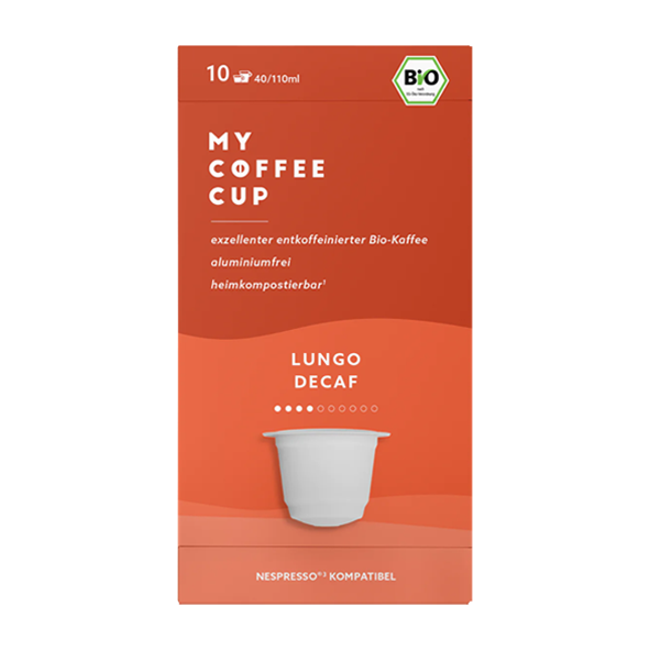 My-CoffeeCup Bio Lungo Decaf, 10 Kapseln