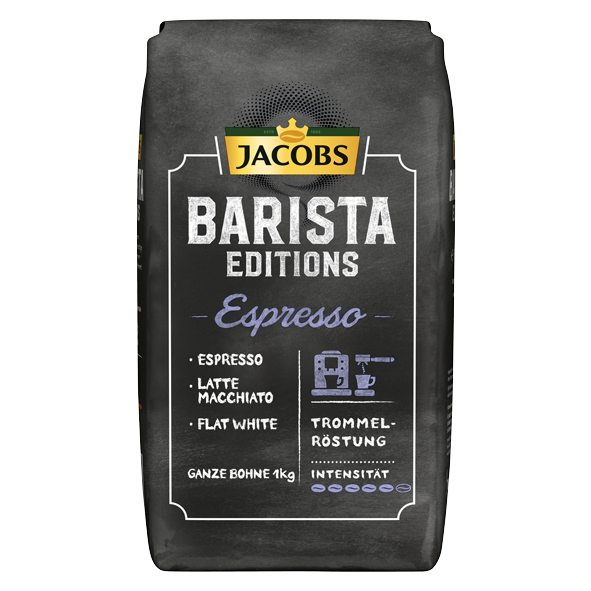 Jacobs Barista Edition Espresso, 1000g ganze Bohne