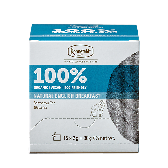Ronnefeldt 100% Bio Natural English Breakfast, 15 Teebeutel