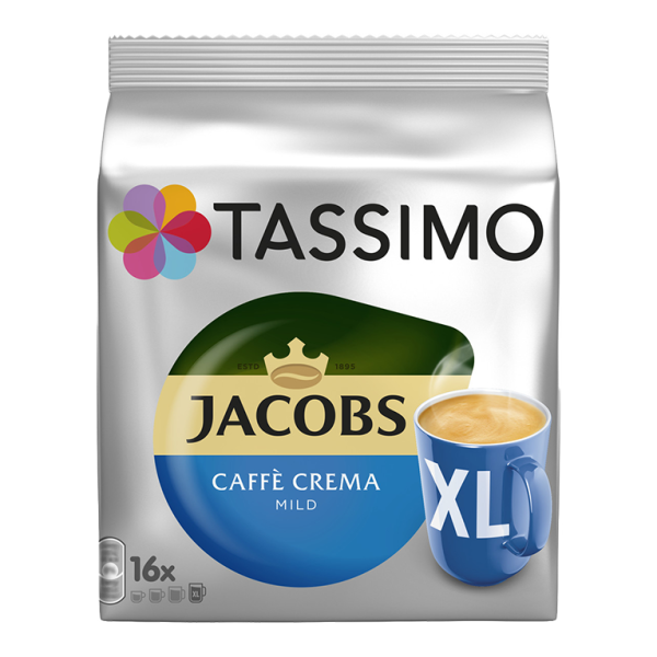 Tassimo JACOBS caffè crema mild XL