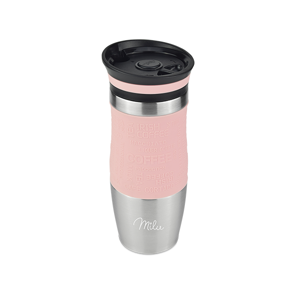 Milu Isolierbecher-Set to go, pink, 370 ml