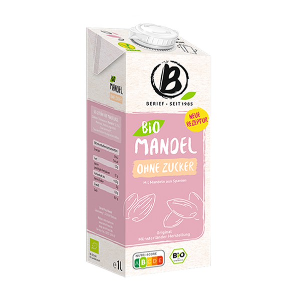 Berief Bio Mandel Drink ohne Zucker, 1L