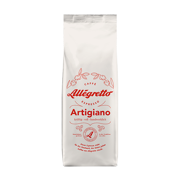 Allegretto Espresso Artigiano, 500g, ganze Bohne