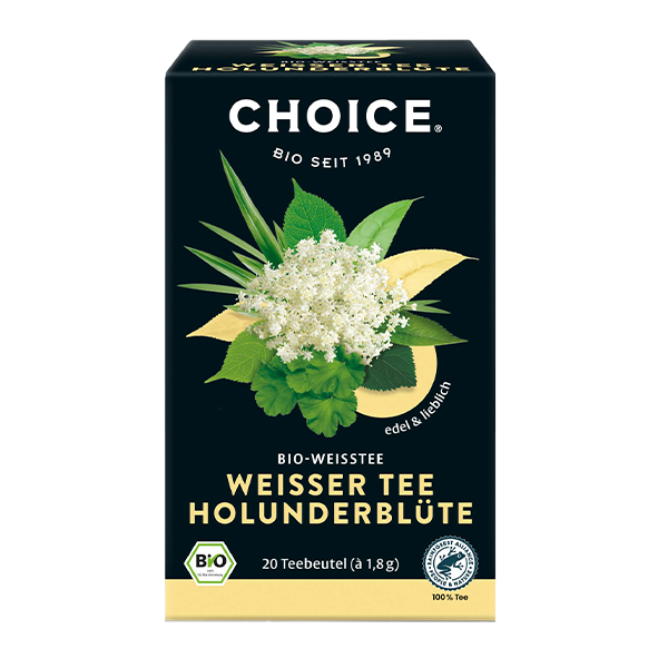 Choice Weißer Tee Holunderblüte