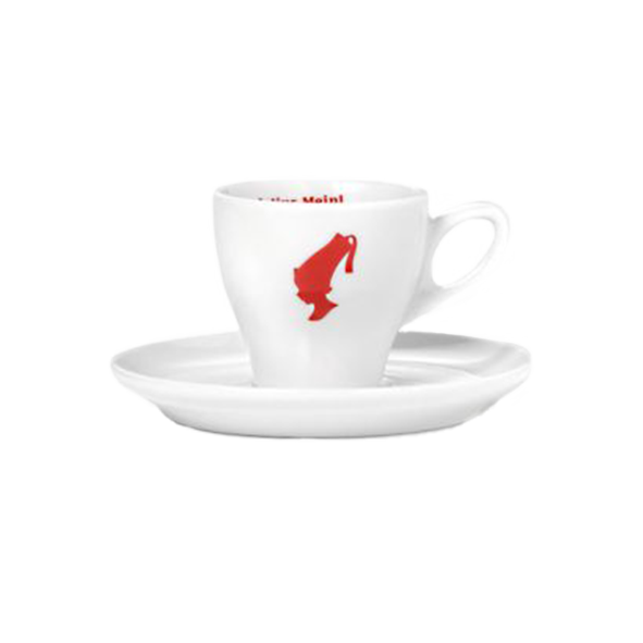 Julius Meinl Logo Espresso Tasse mit Untertasse