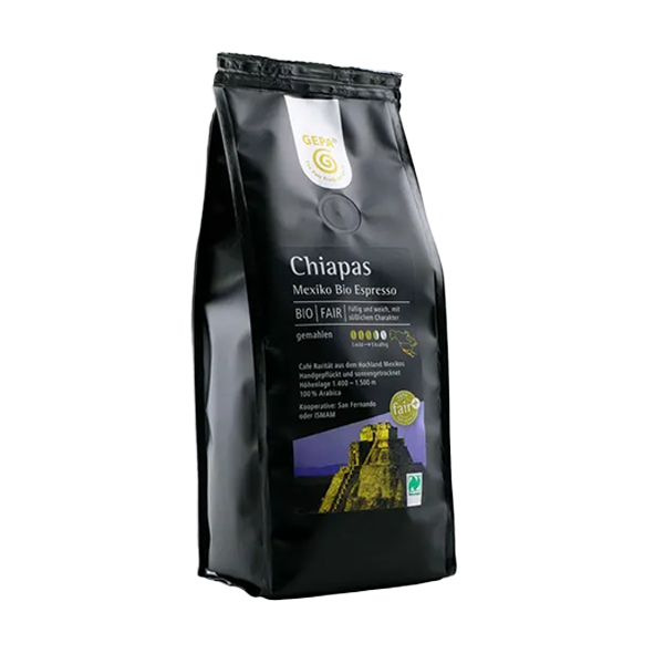 GEPA Chiapas Mexiko Bio Espresso 250g, gemahlen