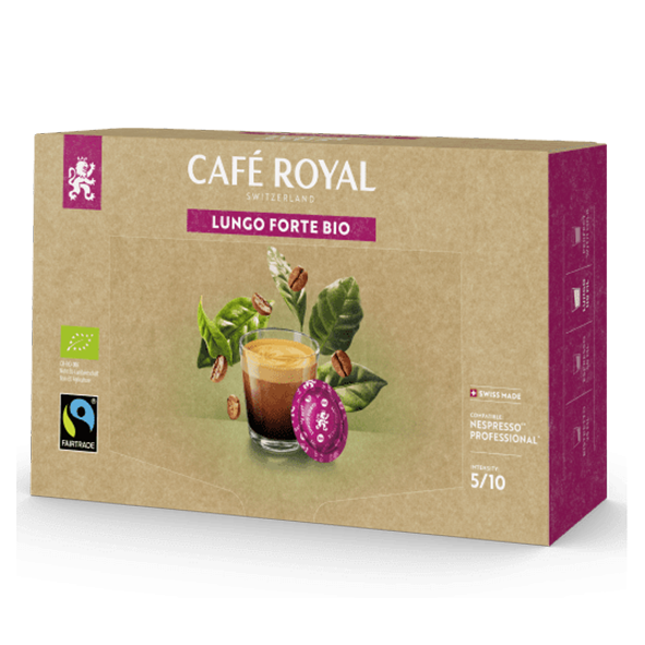 Café Royal Office Pads Lungo Forte Bio, 50 Pads
