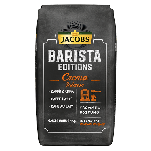 Jacobs Barista Edition Crema Intense, 1000g ganze Bohne