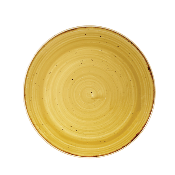 Churchill Super Vitrified Stonecast Teller 21,7cm, Mustard Seed Yellow