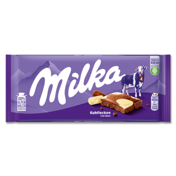 Milka Tafelschokolade Kuhflecken, 100g