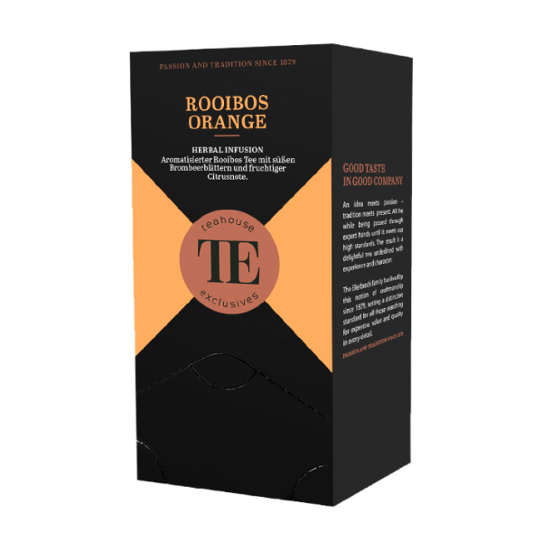 teahouse exclusives TE Rooibos Orange, 20 Gourmet Tea Bag