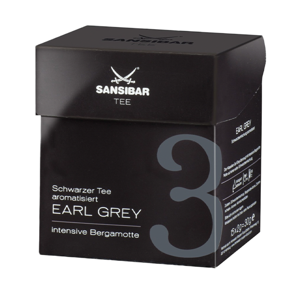 Sansibar Earl Grey Nr. 3, 15 Pyramidenbeutel