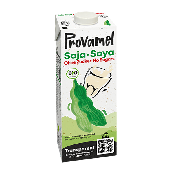 Provamel Organic-Bio Soja ohne Zucker 1 Liter