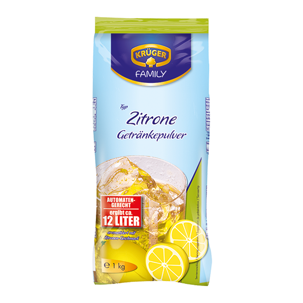 Krüger Zitrone Getränkepulver, 1000g