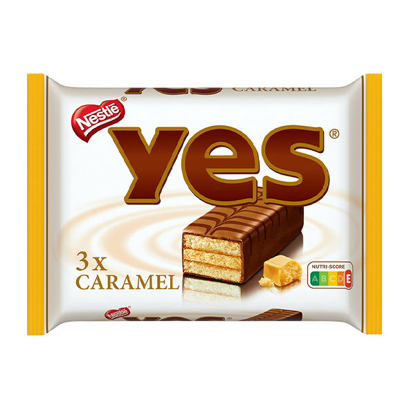 Nestlé Yes Caramel, 3 x 32g