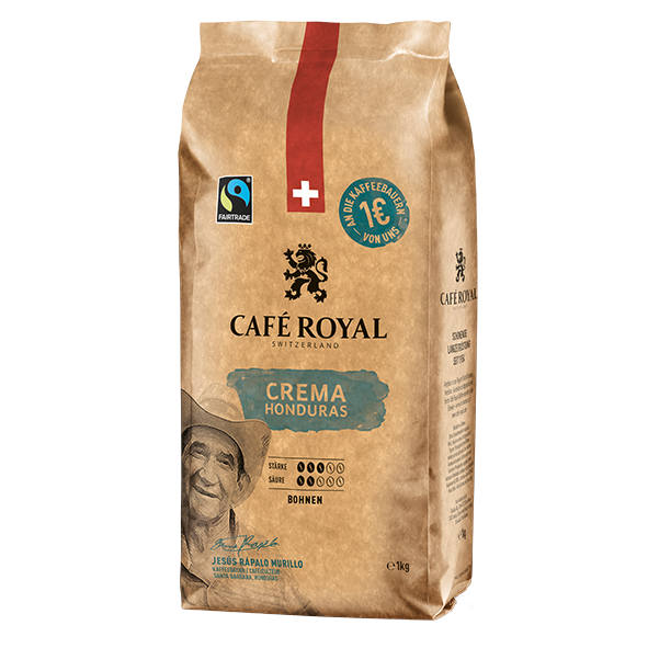 Café Royal Crema Honduras, 1000g ganze Bohnen