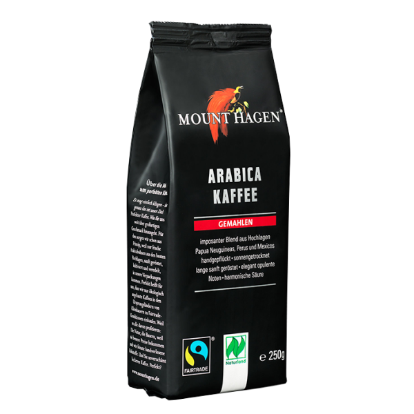 Mount Hagen Bio Arabica Kaffee, 250g gemahlen