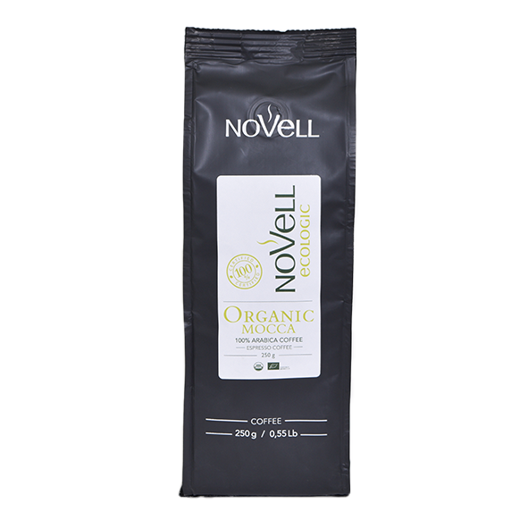 Novell Organic Mocca Bio-Espresso, 250g ganze Bohne