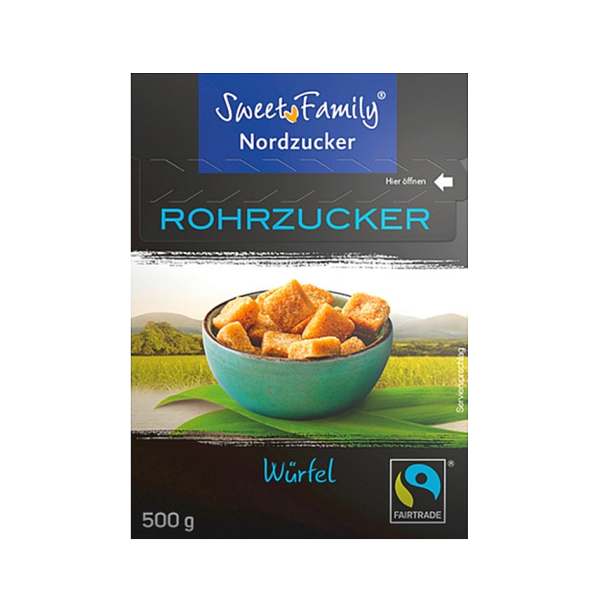 Sweet Family Rohrzucker Würfel, 500g