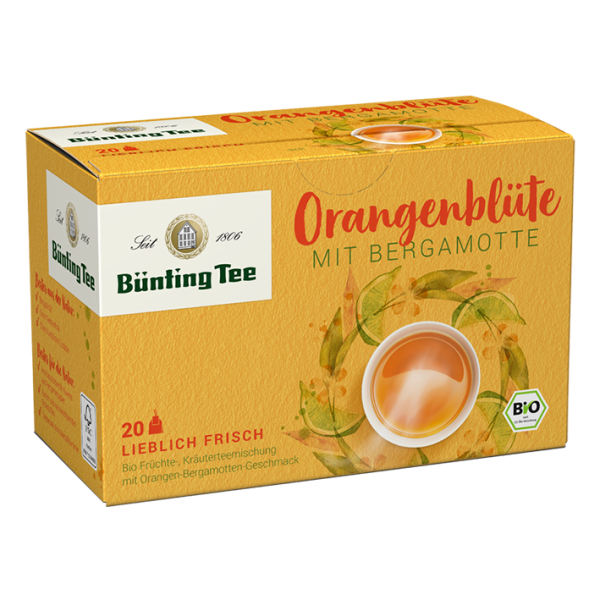 Bünting Tee Bio Orangenblüte mit Bergamotte