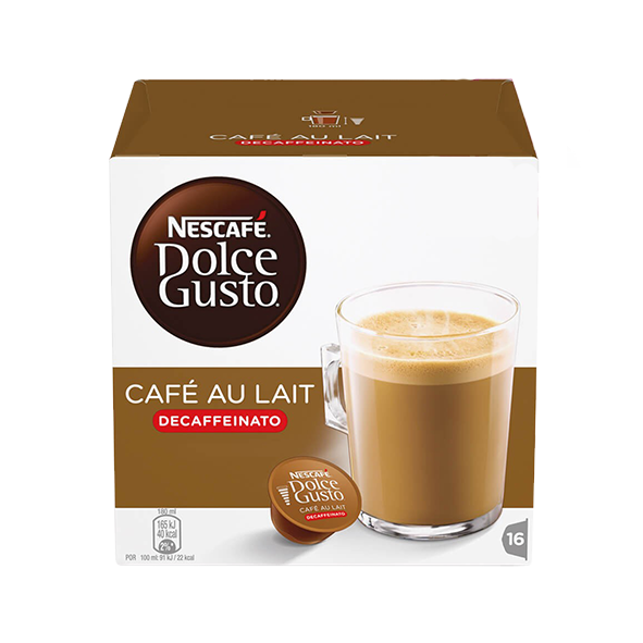 Nescafé Dolce Gusto Café au Lait Decaffeinato 16 Kapseln