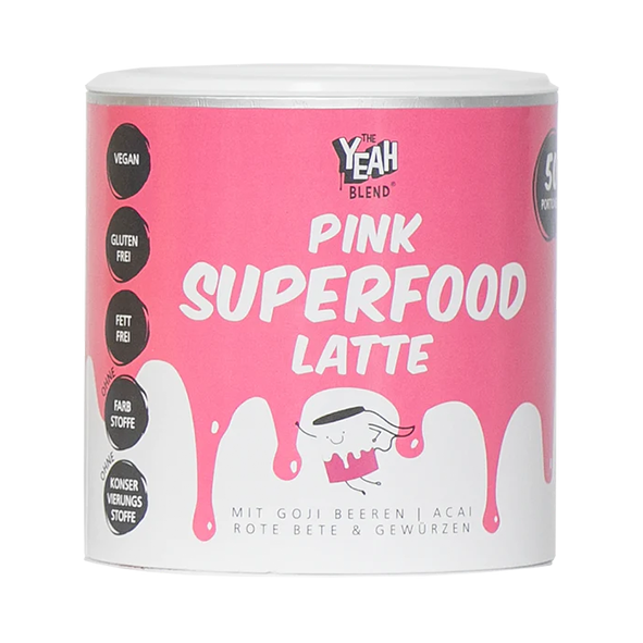 The Yeah Blend Pink Superfood Latte, 250g Dose