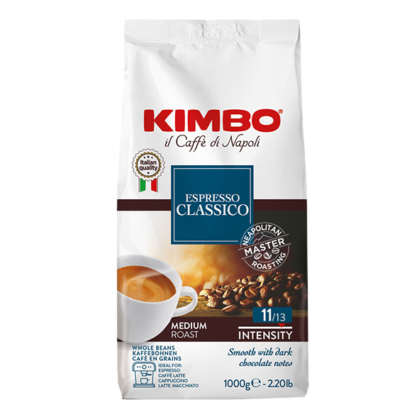 KIMBO Espresso Classico, 1000g ganze Bohne