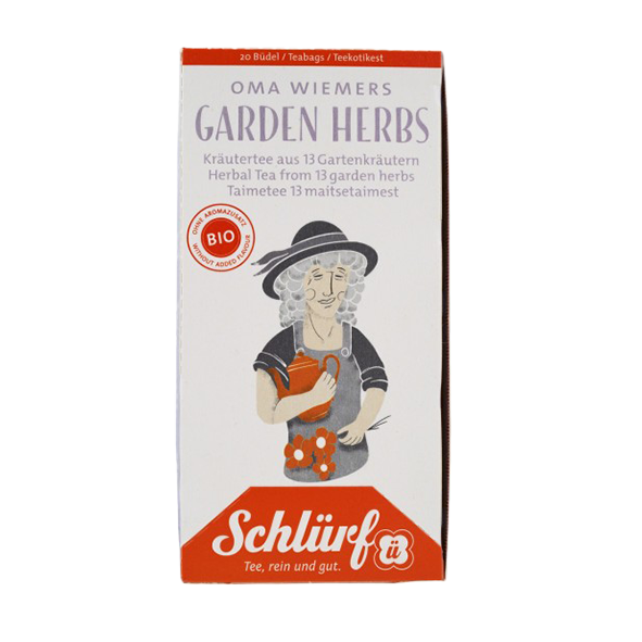 Schlürf Bio Oma Wiemers Garden Herbs - Büdel