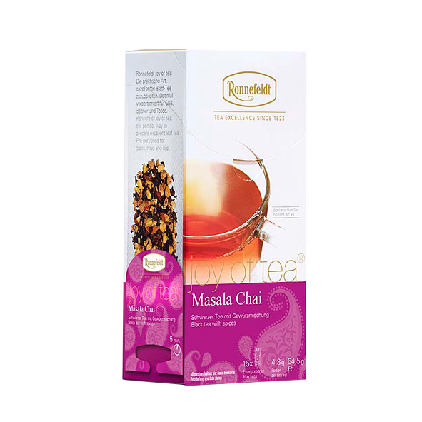 Ronnefeldt Joy of Tea Masala Chai, 15 Filter Bags