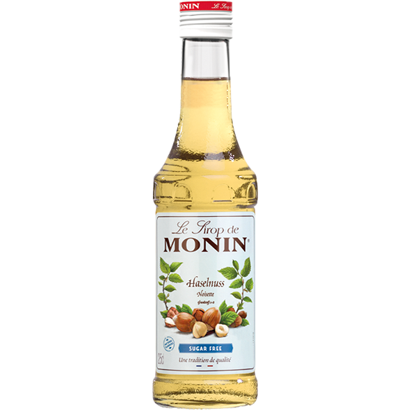 Monin Sirup Haselnuss Light - Sugar Free, 0,25L