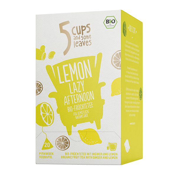 5 CUPS and some leaves Bio Lemon Lazy Afternoon
