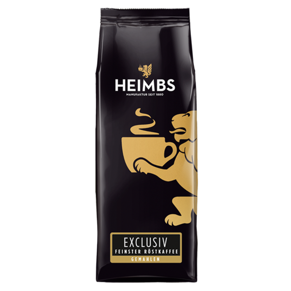 HEIMBS Exclusiv Feinster Röstkaffee, 250g gemahlen