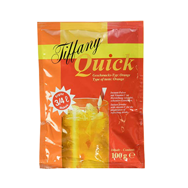 Tiffany Quick Instant Pulver Orange, 100g