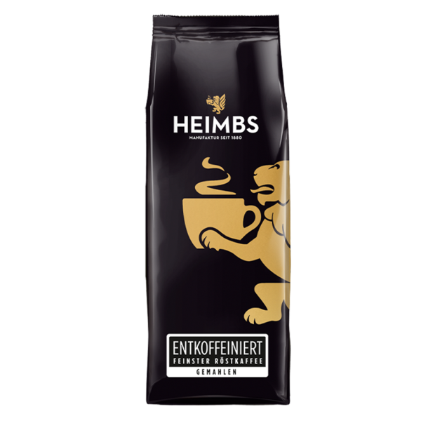 HEIMBS Entkoffeiniert Feinster Röstkaffee, 250g gemahlen