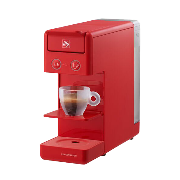 illy Y3.3 Iperespresso Maschine für Espresso &amp; Kaffee, Rot