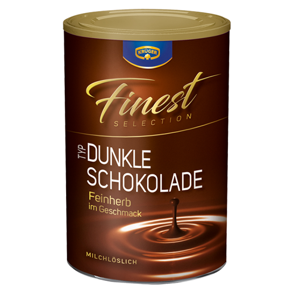 Krüger Dunkle Schokolade Feinherb, 300g Dose