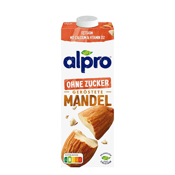 Alpro Mandel ohne Zucker geröstet, 1 Liter