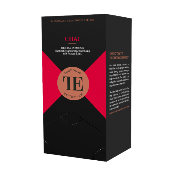 teahouse exclusives TE Chai, 20 Gourmet Tea Bag