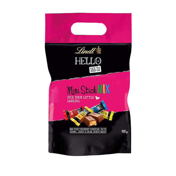 Lindt Hello Mini Stick Mix, 900g Beutel