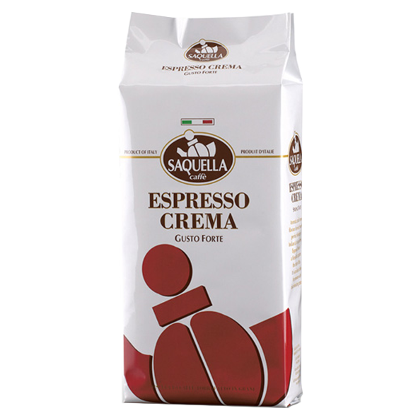 SAQUELLA Espresso Crema, 1000g ganze Bohne