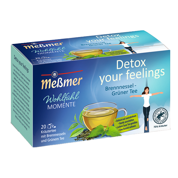 Meßmer Wohlfühl Momente detox your feelings Brennnessel - Grüner Tee