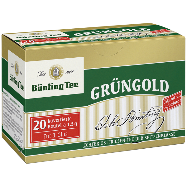 Bünting Tee Grüngold 20