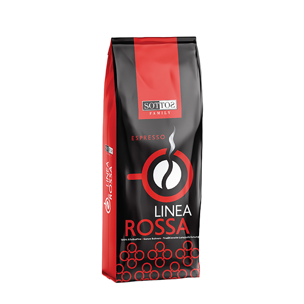SOTTOS Espresso Linea Rossa, 1000g ganze Bohne