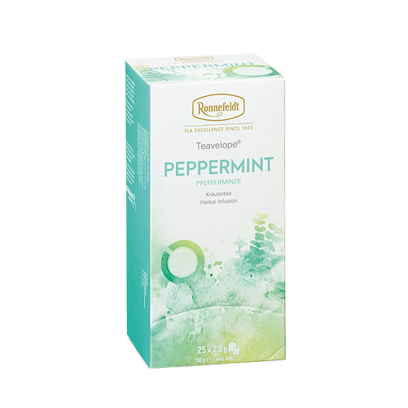 Ronnefeldt Teavelope Peppermint - Pfefferminze, 25 Teebeutel