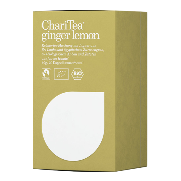 ChariTea Bio ginger lemon, 20 Teebeutel
